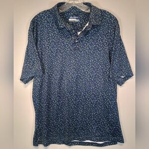 Ben Hogan Performance Men’s Medium Blue Speckled Golf Polo Shirt